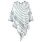 Gestrickter Winterponcho