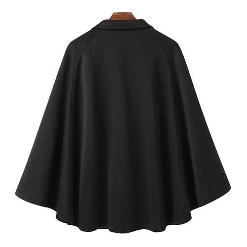 Herren-Poncho Black Edition