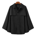 Herren-Poncho Black Edition