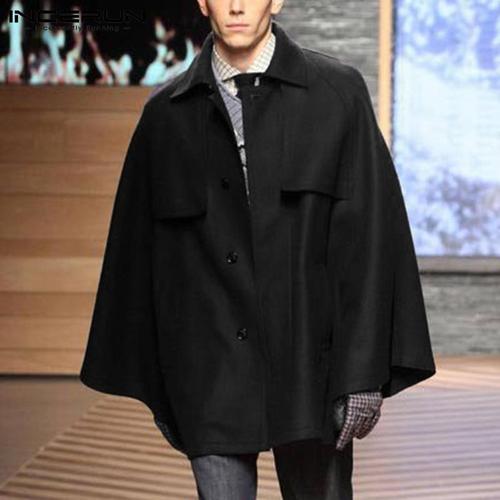 Herren-Poncho Black Edition