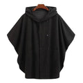 Poncho-Umhang für Herren mit Kapuze