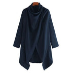 Herren-Poncho mit langen Ärmeln
