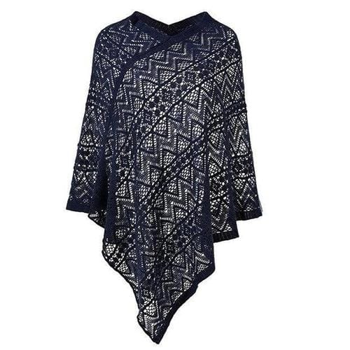 Sommerlicher Spitzenponcho für Damen