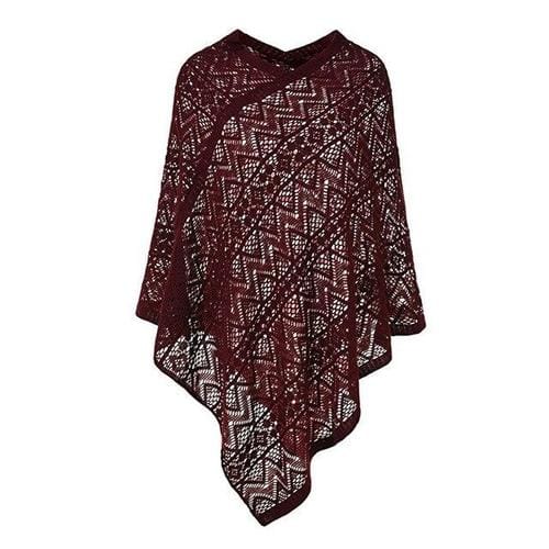 Sommerlicher Spitzenponcho für Damen