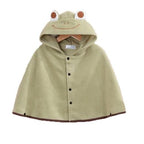 Baumwoll-Babyponcho mit Kapuze