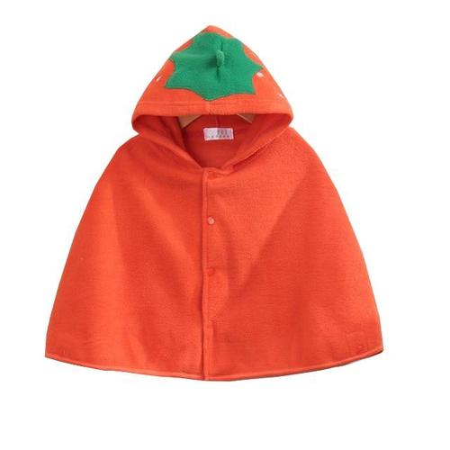 Baumwoll-Babyponcho mit Kapuze