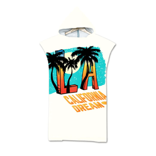Strand-Surf-Poncho aus Baumwolle