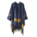 Winterponcho für Damen aus Baumwolle