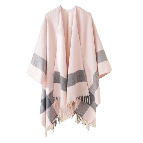 Winterponcho für Damen aus Baumwolle