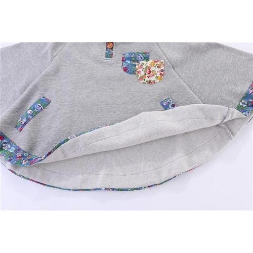 Winterponcho aus Baumwolle für Kinder