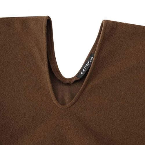 Langer, schicker Herren-Poncho