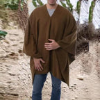 Langer, schicker Herren-Poncho