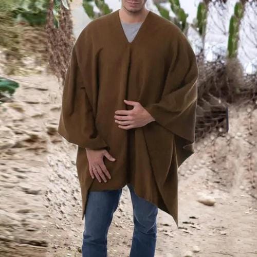 Langer, schicker Herren-Poncho