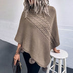 Langer Damenponcho