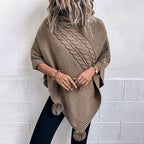 Langer Damenponcho
