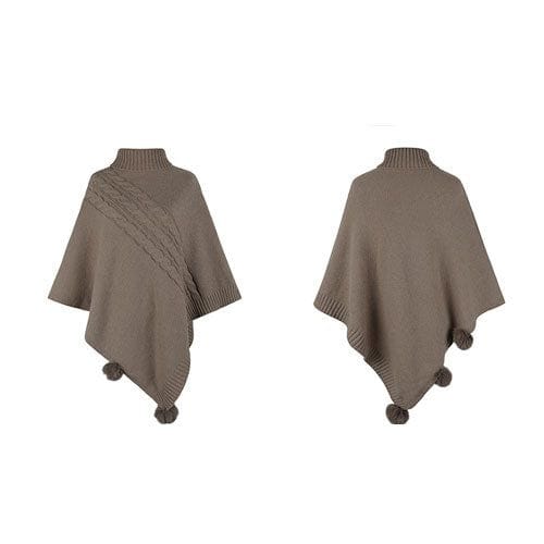 Langer Damenponcho