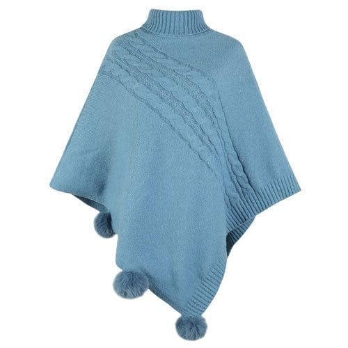 Langer Damenponcho