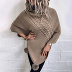 Langer Damenponcho