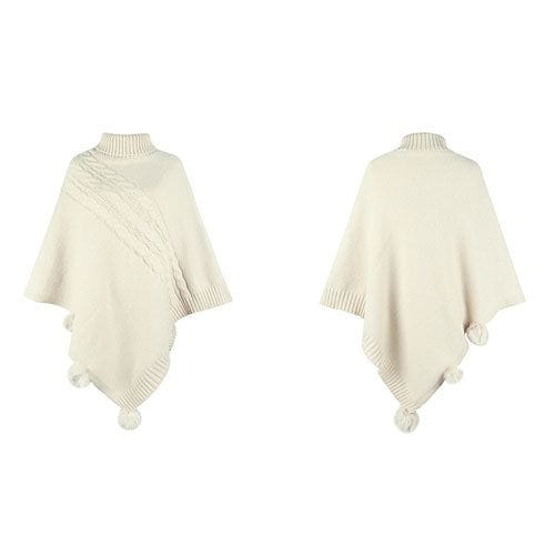 Langer Damenponcho