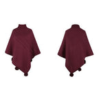Langer Damenponcho