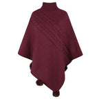 Langer Damenponcho
