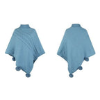 Langer Damenponcho