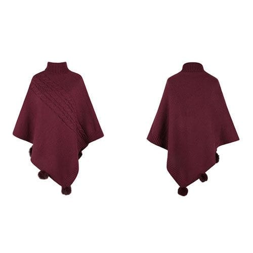 Langer Damenponcho