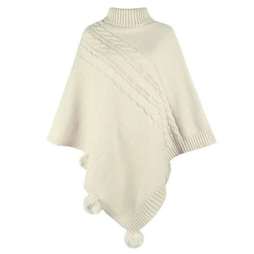 Langer Damenponcho