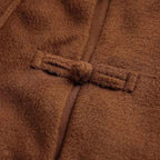 Langer Herrenponcho mit Kapuze