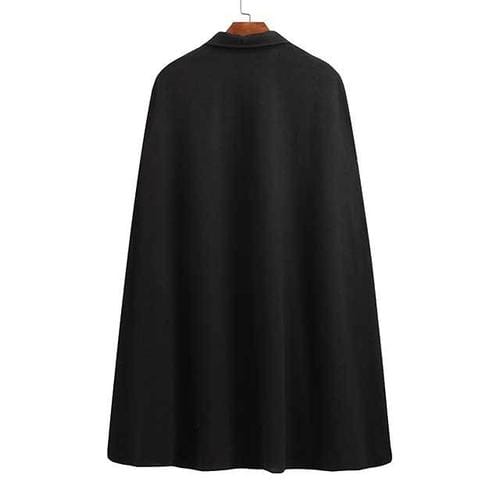 Langer warmer Herren-Poncho