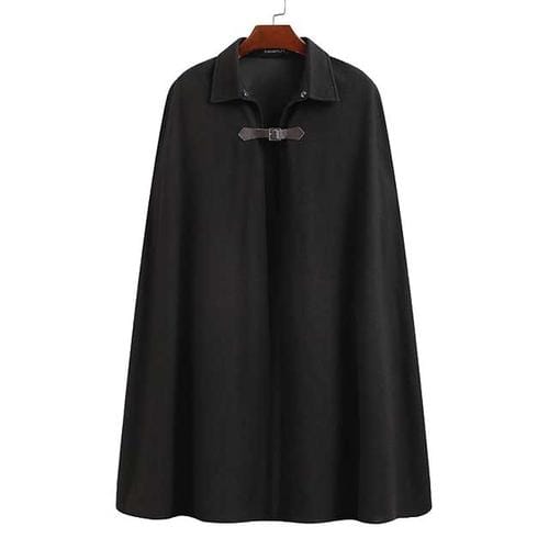 Langer warmer Herren-Poncho