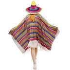Mexikanischer Damenponcho