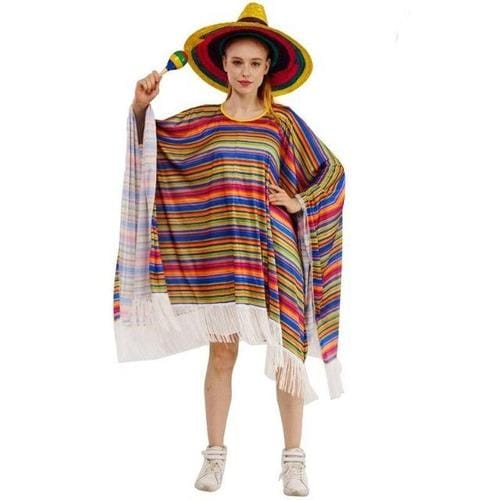 Mexikanischer Damenponcho