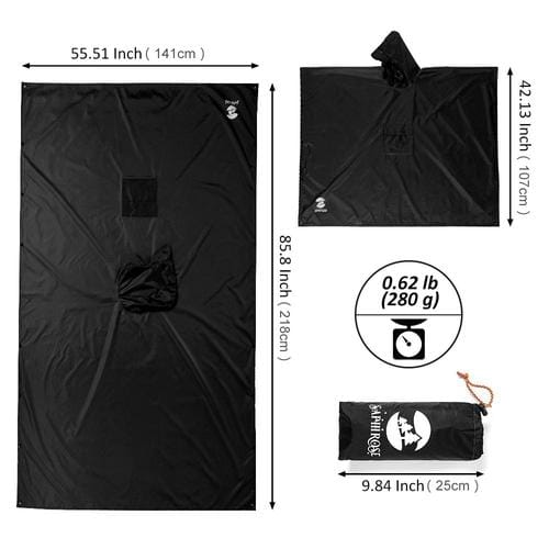 Multifunktionaler Regenponcho