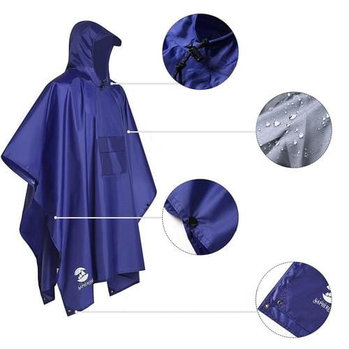 Multifunktionaler Regenponcho