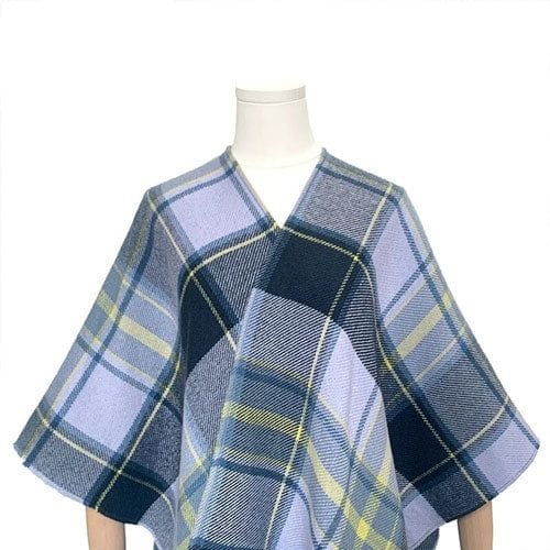 Reversibler Damen-Poncho aus Kaschmir