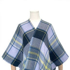 Reversibler Damen-Poncho aus Kaschmir