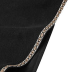 Karierter Poncho aus Fleece für Herren