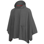 Polyester-Poncho mit Kapuze