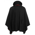 Polyester-Poncho mit Kapuze