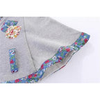 Winterponcho aus Baumwolle für Kinder