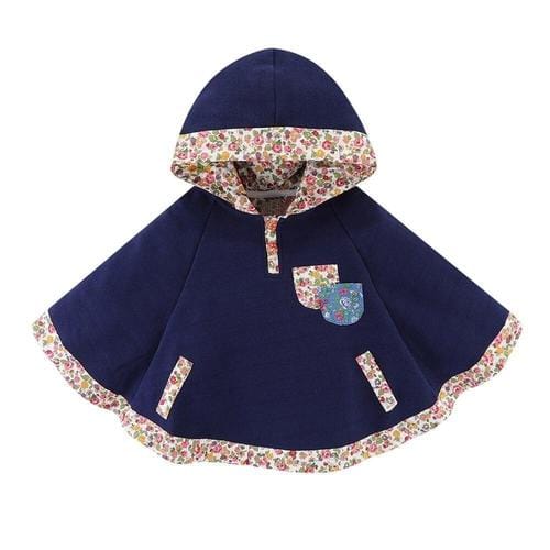 Winterponcho aus Baumwolle für Kinder