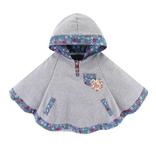 Winterponcho aus Baumwolle für Kinder