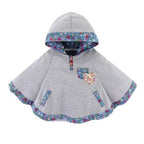 Winterponcho aus Baumwolle für Kinder