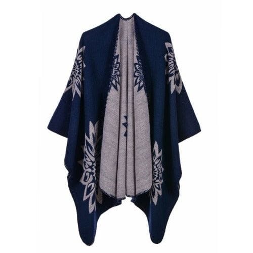 Poncho-Cape aus Baumwolle