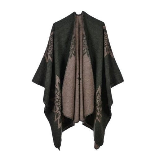 Poncho-Cape aus Baumwolle