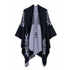Poncho-Cape aus Baumwolle