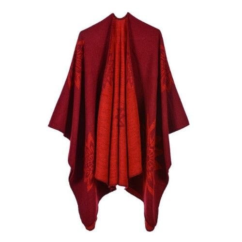 Poncho-Cape aus Baumwolle