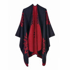 Poncho-Cape aus Baumwolle