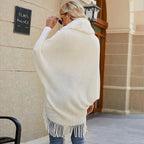Poncho-Cardigan, dick gestrickt, vorne offen